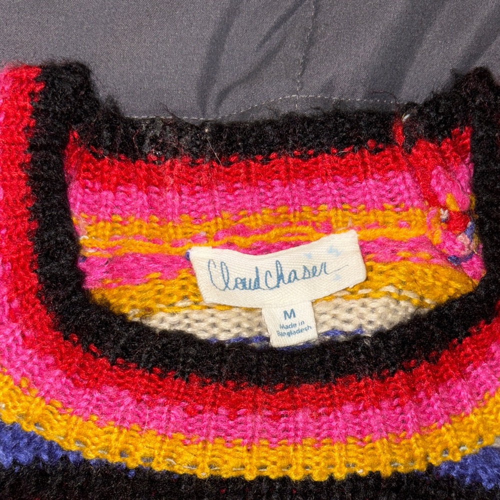 Cloud Chaser Multicolor Striped Sweater - image 2